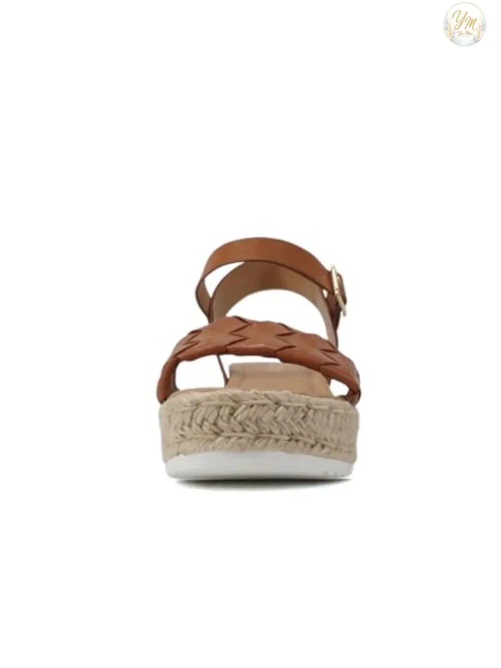 Women Open Toe Ankle Strap Platform Espadrille Wedge Sandal